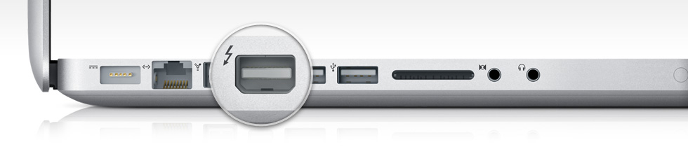 Thunderbolt現(xiàn)配備于全新 MacBook Air、MacBook Pro、iMac 和 Mac mini 之上