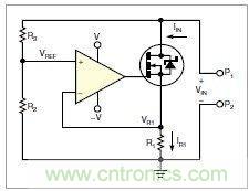 圖1：MOSFET的電阻變化，功能上像是一只可變電阻