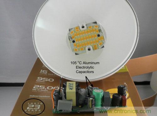 圖1：105℃電容器可能不會(huì)達(dá)到其聲稱(chēng)的23年壽命