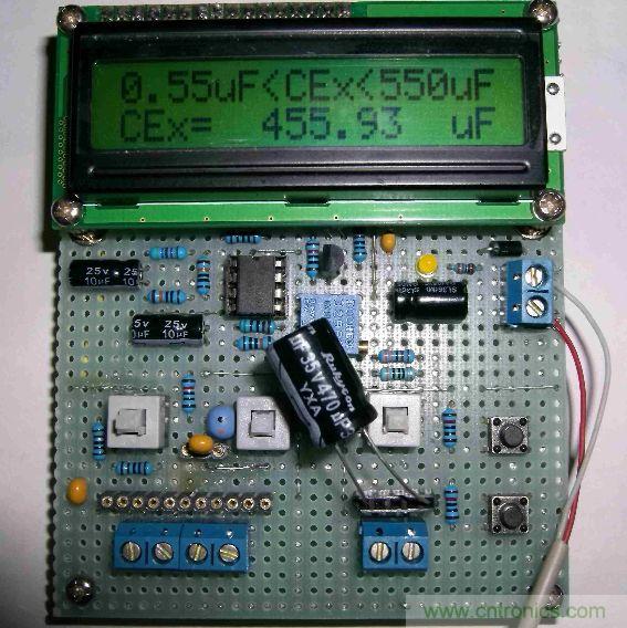 DIY集電容、電感和頻率為一體的測量儀器