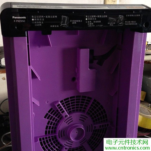 PM2.5殺手！松下納米水離子空氣凈化器拆解