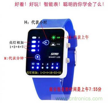 低調(diào)有內(nèi)涵！別人看不懂的LED電子表DIY