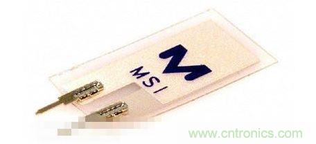 Measurement Specialties 的 MSP1006 壓電晶體。