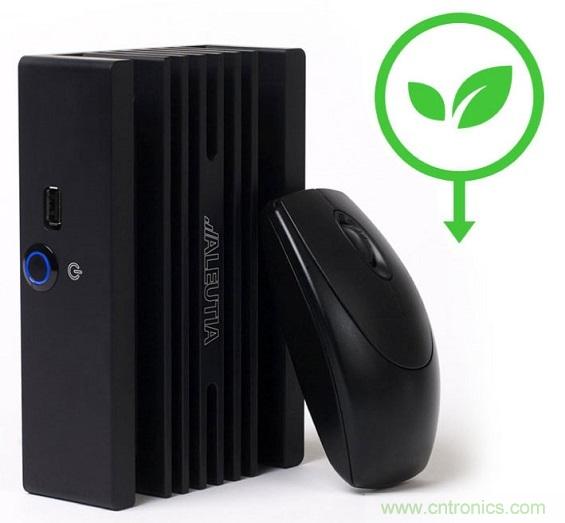 圖10：Aluetia新開發(fā)的超低耗電無風(fēng)扇小巧PC。