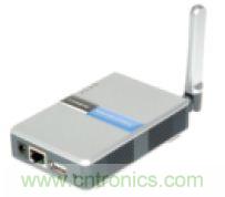 圖1：Linksys WPS54G打印服務(wù)器。