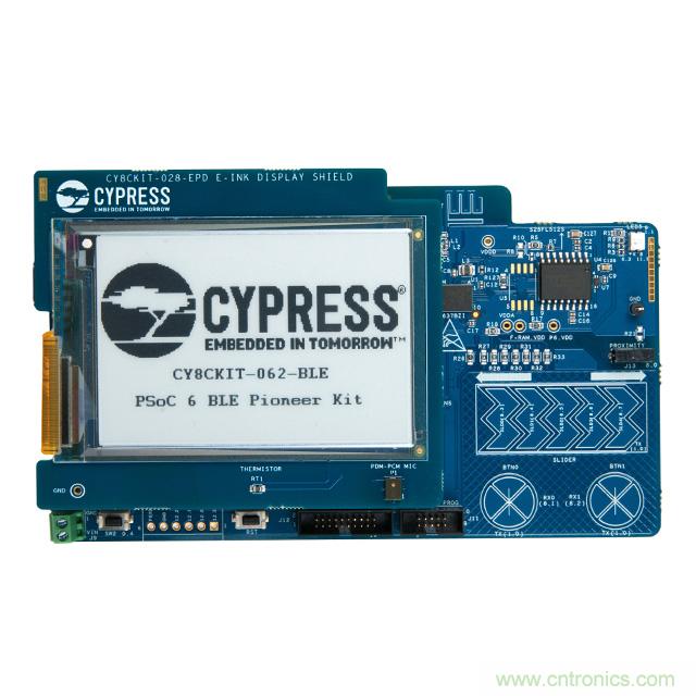 Cypress Semiconductor PSoC 6 BLE Pioneer 套件現(xiàn)已入庫 Digi-Key；客戶預(yù)訂訂單陸續(xù)發(fā)貨中