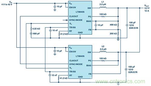42 V、6 A（峰值7 A）、超低EMI輻射、高效率降壓型穩(wěn)壓器