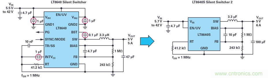 是否可以將低EMI電源安裝到擁擠的電路板上？