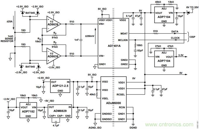 集成隔離式電源、用于太陽能光伏轉(zhuǎn)換器的完全隔離式電流檢測電路