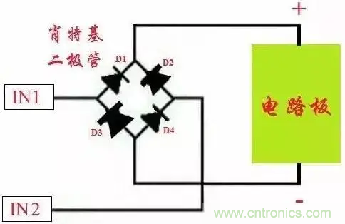 如何解決電源正負(fù)極接反燒板？