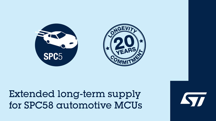 意法半導(dǎo)體保障SPC58汽車(chē)MCU供應(yīng)20年，破解供應(yīng)鏈焦慮