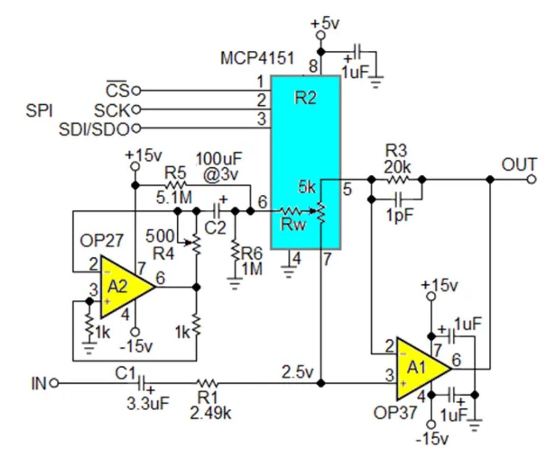 數(shù)字電位器能否代替電路中的機械電位器？