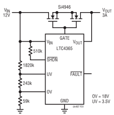 為敏感電路提供過壓及電源反接保護！