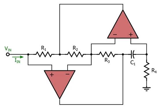 電感器輸出，運(yùn)算放大器輸入：二階有源濾波器簡(jiǎn)介