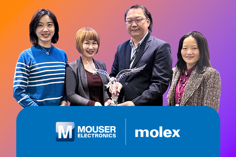 七連冠！貿(mào)澤電子蟬聯(lián)Molex亞太區(qū)年度電子目錄代理商大獎